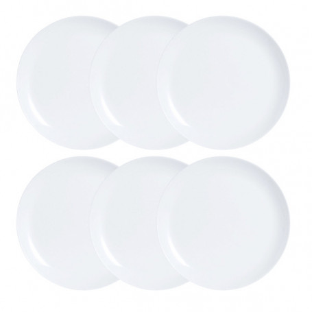 Service de vaisselle Luminarc Diwali 6 pcs Blanc verre (25 cm) 43,99 €