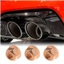 20pcs M10 Collecteur d'échappement Écrous Hexagonaux en Cuivre Plaqué Autobloquant Hexagonal pour 18301737774 Voiture