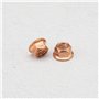 20pcs M10 Collecteur d'échappement Écrous Hexagonaux en Cuivre Plaqué Autobloquant Hexagonal pour 18301737774 Voiture