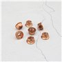 20pcs M10 Collecteur d'échappement Écrous Hexagonaux en Cuivre Plaqué Autobloquant Hexagonal pour 18301737774 Voiture