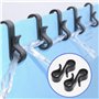 120pcs Crochet de Gouttière Clip de Lumière Crochets à Pince en Forme S Plastique pour Décoration Noël Lumières Suspendues