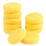 Sobeta 10Pcs Éponge De Peinture d'artiste Synthétique Ronde Éponges D'Artisanat pour Éponge d'art D'Aquarelle Poterie Peinture J