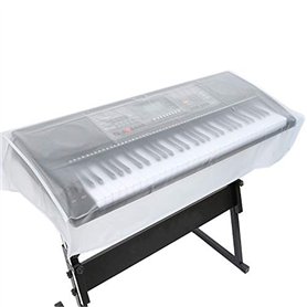 Dciustfhe Orgue - Housse de clavier électronique - 88 touches - Protection contre la poussière - Transparent - Étanche