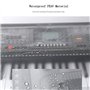 Dciustfhe Orgue - Housse de clavier électronique - 88 touches - Protection contre la poussière - Transparent - Étanche