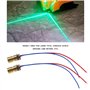 20PCS 5V 650nm Moins de 5mW Laser à Point Rouge Tube Laser à Diode Laser Rouge avec Diamètre Extérieur de la Tête 6mm pour Instr