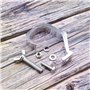 4pcs Pince Crochets Scène Lumière Pince Crochets Métal Treillis C-Clamp Montage Scène Lumière Accessoires Remplacement pour Proj