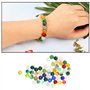 100pcs Perles Rondes de Pierres Précieuses Naturelles Perles de Bracelet Collier Accessoires Décoratifs pour Fabrication de Bijo