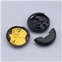 2pcs Étui à Clés de Voiture 1 Bouton Compatible avec Smart 450 Fortwo Remplacement sans Clé Entrée Intelligente Télécommande Por
