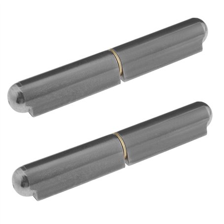2pcs Charnières à Souder Charnières à Soulever Robustes en Acier Remplacement pour Porte Fenêtre Meubles en Acier Machines Agric