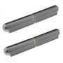 2pcs Charnières à Souder Charnières à Soulever Robustes en Acier Remplacement pour Porte Fenêtre Meubles en Acier Machines Agric
