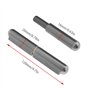 2pcs Charnières à Souder Charnières à Soulever Robustes en Acier Remplacement pour Porte Fenêtre Meubles en Acier Machines Agric