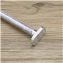 10pcs M8x100mm Filetage T Fente Outil de Fixation Goujon Drop-in T-Écrou Coulissant Vis Boulon en Acier au Carbone Zingué pour 3
