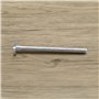 10pcs M8x100mm Filetage T Fente Outil de Fixation Goujon Drop-in T-Écrou Coulissant Vis Boulon en Acier au Carbone Zingué pour 3