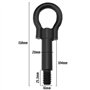 OTOTEC Crochet de remorquage compatible avec Fiesta Mondeo MK2 MK3 Focus Couga Transit Connect 5132255 1674282 5T1617B804AB Croc