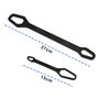 2pcs Clé Torx à Double Extrémité 8-22mm et 3-17mm Outils de Réparation Universels Multifonctionnels de Clé à Anneau à Tension Au