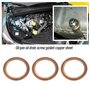 20pcs Entretoises de Vis Vidange d'huile pour Voiture Empêche Les Fuites d'huile Remplacement 16mm de Diamètre Intérieur N013845