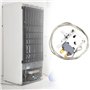 Thermostat de Réfrigérateur à 2 Broches Contrôleur de Température pour Réfrigérateur-congélateur Régulateur de Température Compa