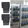 OTOTEC 2 pièces 832A-1A-F-S 12VDC 30A Relais de puissance à 4 broches Circuits SPST à usage général PCB pour le contrôle MCU, le