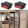 OTOTEC 5 Pièces Interrupteur Marche/arrêt 3 Broches pour Réfrigérateur de Camping 12 V 20A 220 V Interrupteur à Bascule pour Pet