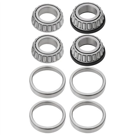 OTOTEC 1 Jeu de Roulements de Remorque Pièce de Rechange L44643 L44610 L44600LA Convient Aux Remorques Roulements à Rouleaux Con