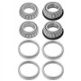 OTOTEC 1 Jeu de Roulements de Remorque Pièce de Rechange L44643 L44610 L44600LA Convient Aux Remorques Roulements à Rouleaux Con