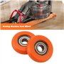 OTOTEC Lot de 2PCS Roues de Siège pour Rameur Diamètre Extérieur 36 Mm Largeur 10 Mm Diamètre Intérieur 8 Mm Roue à Rouleaux en 
