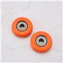 OTOTEC Lot de 2PCS Roues de Siège pour Rameur Diamètre Extérieur 36 Mm Largeur 10 Mm Diamètre Intérieur 8 Mm Roue à Rouleaux en 
