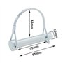 OTOTEC 4 Lot Goupilles Fendues en Forme de D pour Verrouillage Arbre de Tuyau de 12 mm Goupille Accouplement de Sécurité en D Zi