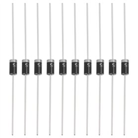 OTOTEC Lot de 50 Diodes de Redressement SB2100 2 A 100 V DO-15 Adaptées Aux Applications de Protection de Polarité en Roue Libre
