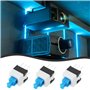 OTOTEC Lot de 20 Interrupteurs à Bouton-poussoir Tactiles 7x7 Mm Autobloquants Micro-interrupteurs à 6 Broches DPDT Mini-interru