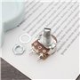 OTOTEC Lot de 5 Potentiomètres de Vitesse Réglables WH148 B10K Interrupteur à 5 Broches Longueur de l'arbre 15 Mm écrou Rondelle