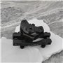OTOTEC 1 Paire de Freins à Disque Mécaniques pour Vélo étriers Avant F160/R140 étriers Arrière F180/R160 pour Vélos de Montagne 