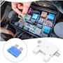OTOTEC Lot de 5 Porte-fusibles de Voiture 6,35 Mm 12 V avec Fusibles à Lame 5 A Porte-fusible Automobile pour Prise de Fusible P