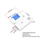 OTOTEC Lot de 5 Porte-fusibles de Voiture 6,35 Mm 12 V avec Fusibles à Lame 5 A Porte-fusible Automobile pour Prise de Fusible P