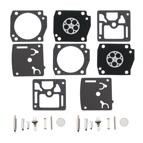 OTOTEC 2 Pièces Kit de Réparation de Diaphragme de Carburateur pour Tronçonneuse Remplace Le RB-122 Compatible avec Husqvarna 34