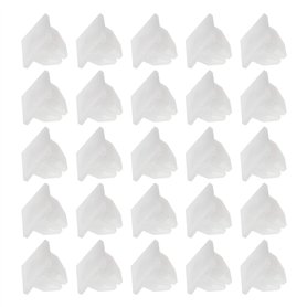 EMSea 50Pcs Oeillets de Vis Véhicule Insérer des écrous Expansibles Clip de Fixation en Plastique 10mm Trou pour Plupart des Voi