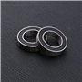 EMSea MR18307-2RS Lot de 4 roulements de moyeu de Roue de vélo 18 x 30 x 7 mm en Acier 18307-LBLU