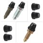 EMSea Lot de 20 bouchons à vis en caoutchouc pour purgeur de frein - 6 mm - Noir