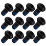 EMSea Lot de 12 boulons de Rotor de Frein à Disque M5 x 10 mm - Vis de Frein T25 pour VTT