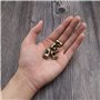 EMSea 50pcs Boulons de Baril Écrous Fendus Attaches pour Lit Bébé Table de Bureau Fixation de Meubles M5x8x10mm M6x10x12.5mm M6x