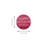 EMSea 8pcs Joyeux Badges Anniversaire Différents Styles Anniversaire Thème Personnalisé Bouton Rond en Métal Pins Articles de Fê