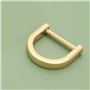 EMSea 4pcs Anneaux en D Vis Minuscules Anneau Manille Forme de Fer à Cheval Remplacement pour Bricolage Artisanat Maroquinerie A