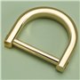 EMSea 4pcs Anneaux en D Vis Minuscules Anneau Manille Forme de Fer à Cheval Remplacement pour Bricolage Artisanat Maroquinerie A