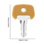 EMSea 6pcs 701 Clés d'allumage 701/28520480 Compatible avec Jungheinrich Chariot Élévateur Transpalette Équipement Lourd Accesso