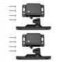 EMSea 2pcs Loquet de Porte d'armoire avec Vis Loquets de Tiroir Camping-Car Accessoires Retenue de Porte de Caravane Remplacemen
