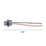 EMSea Lot de 2 Douilles d'ampoule T20 7440 - Adaptateur de Support de Lampe - Connecteur de câblage pré-câblé pour Voiture, Cami