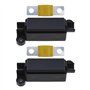 EMSea Lot de 2 porte-fusibles Midi et 2 fusibles Midi 60 A pour voitures