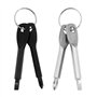 EMSea 4pcs Porte-clés Portable Tournevis en Acier Inoxydable Multi-fonction Porte-clés Tournevis Mini Tournevis Ensemble d'outil