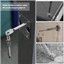 EMSea 4pcs Porte-clés Portable Tournevis en Acier Inoxydable Multi-fonction Porte-clés Tournevis Mini Tournevis Ensemble d'outil