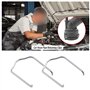 EMSea 4pcs Voiture Radiateur Eau Tuyau Bride Retenue Ressort Clips 1J0121142 en Acier Inoxydable Intercooler Tuyau Retenue Clips